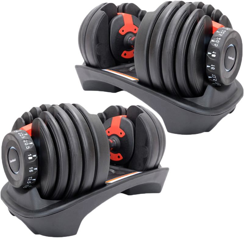 90LB 40kg adjustable dumbbell set fitness equipment Gym weights workout body building