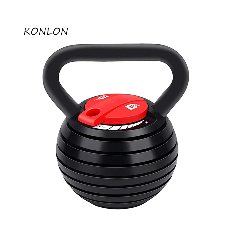 Cast Iron Adjustable Kettlebell Competition Kettlebell Fitness with Dumbbell Plates