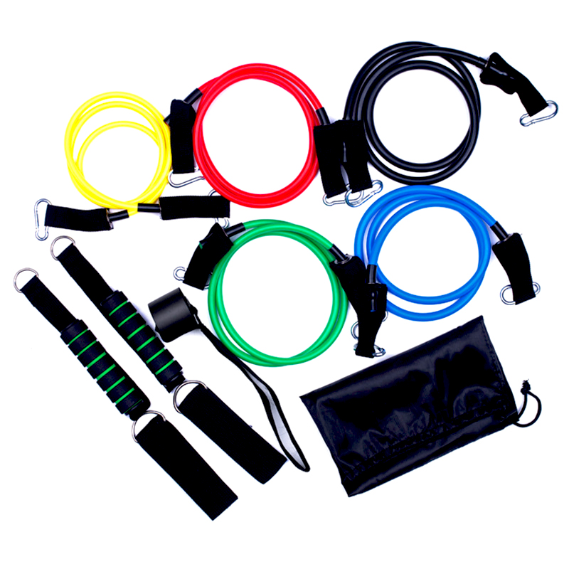 Sports Equipment 11 pcs Pull up Resistance Bands Set Grip Rope Set Physical Training Rope Loop Resistance Bands