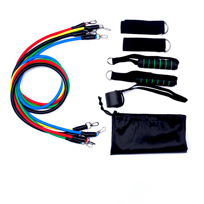 Hot Selling Exercise Fitness Latex 11pcs Pull up assist Loop Bands Resistance Loop Bands Set 11pcs with logo