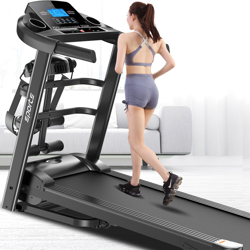 High Quality Electronic Folding Treadmill Running Machine Home Use Treadmills With 3.5'' LCD Screen