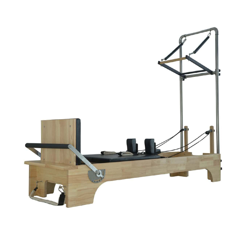 Ready To Ship Multi-functional Comprehensive Sports Training Pilate Reformer Equipment Half-Height Rack Made By Oak