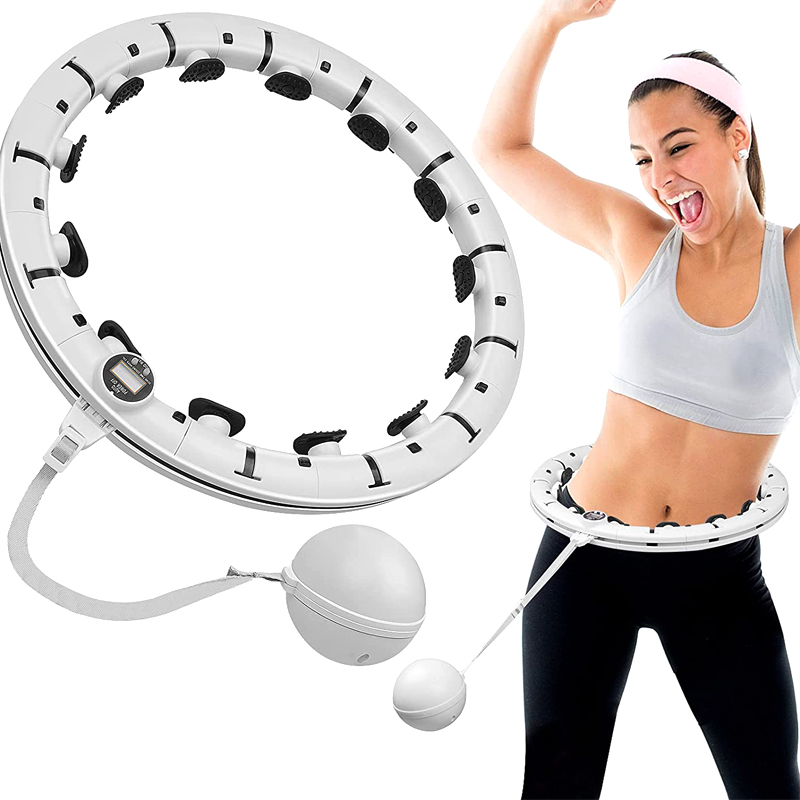 16 Knots Detachable Smart Calories Counting Weighted Hula  Hoop For Adults