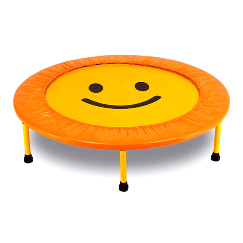 Hot sale kids' Mini Trampoline 40 Inch Jumping Bed spring smiling face trampoline