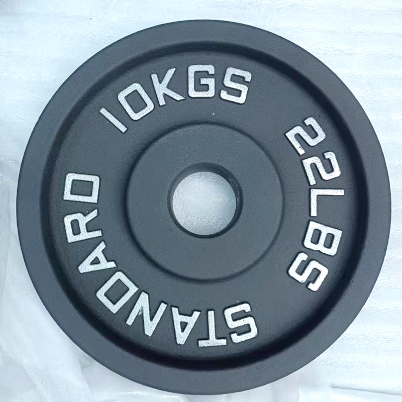 Gym Commercial Standard Cast Iron Weight Competition Bumper Plates For Barbell