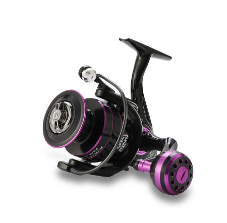 Lure fishing reel KD3000 all metal 5.0:1 left and right hand easy exchange brass toothed rod