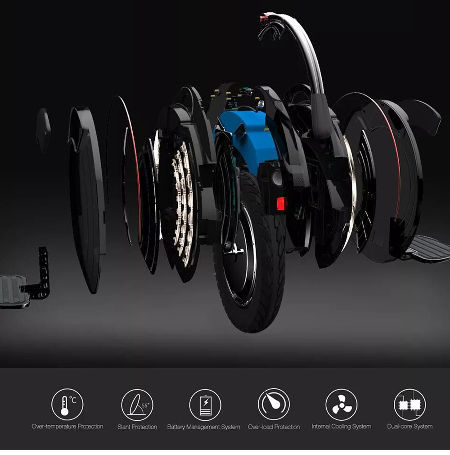Self Balancing Scooter Bluetooth Electric Unicycle 16 Inch Single Wheel hot seeling on amazon