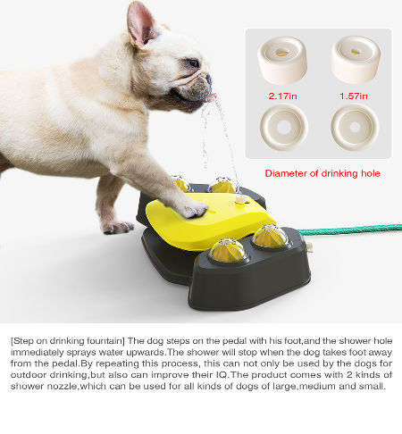 Automatic pet Bath dog bath automatic sprinkler dog toy leaking toy hydro cool off